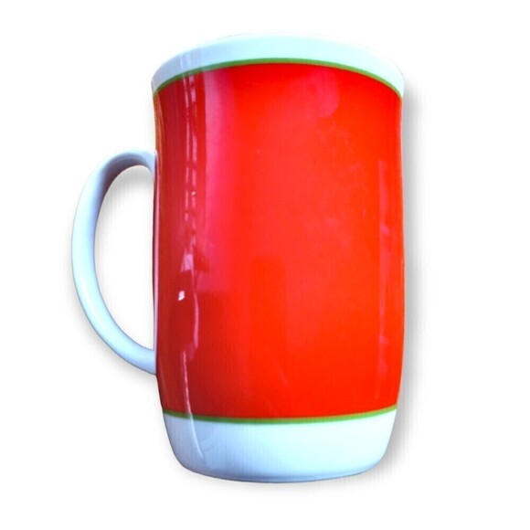 Otagiri Japan Santa Mug Christmas  Gold Rim Merry Christmas Coffee Tea Cup - Picture 2 of 6